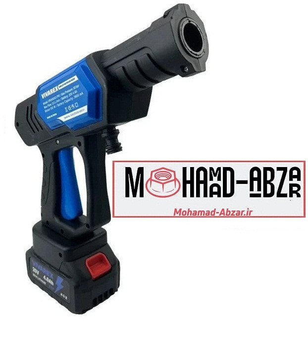 جزئیات مشخصات کارواش شارژی 25 بار 20 ولت ویوارکس مدل VIVAREX VR2425V2-PW دو باتری