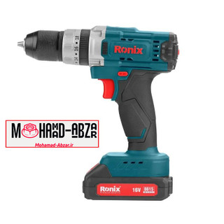 دریل شارژی چکشی 16 ولت رونیکس مدل 8615 RONIX